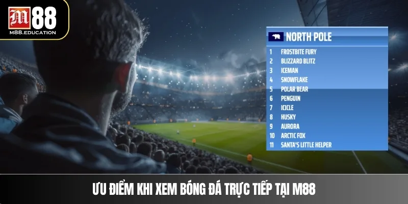 Bóng Đá Trực Tiếp – Trải Nghiệm Xem Và Cược Tại M88 2 Ưu điểm khi xem bóng đá trực tiếp tại M88