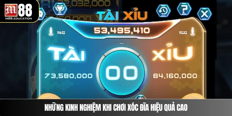 Những kinh nghiệm khi chơi xóc đĩa hiệu quả cao